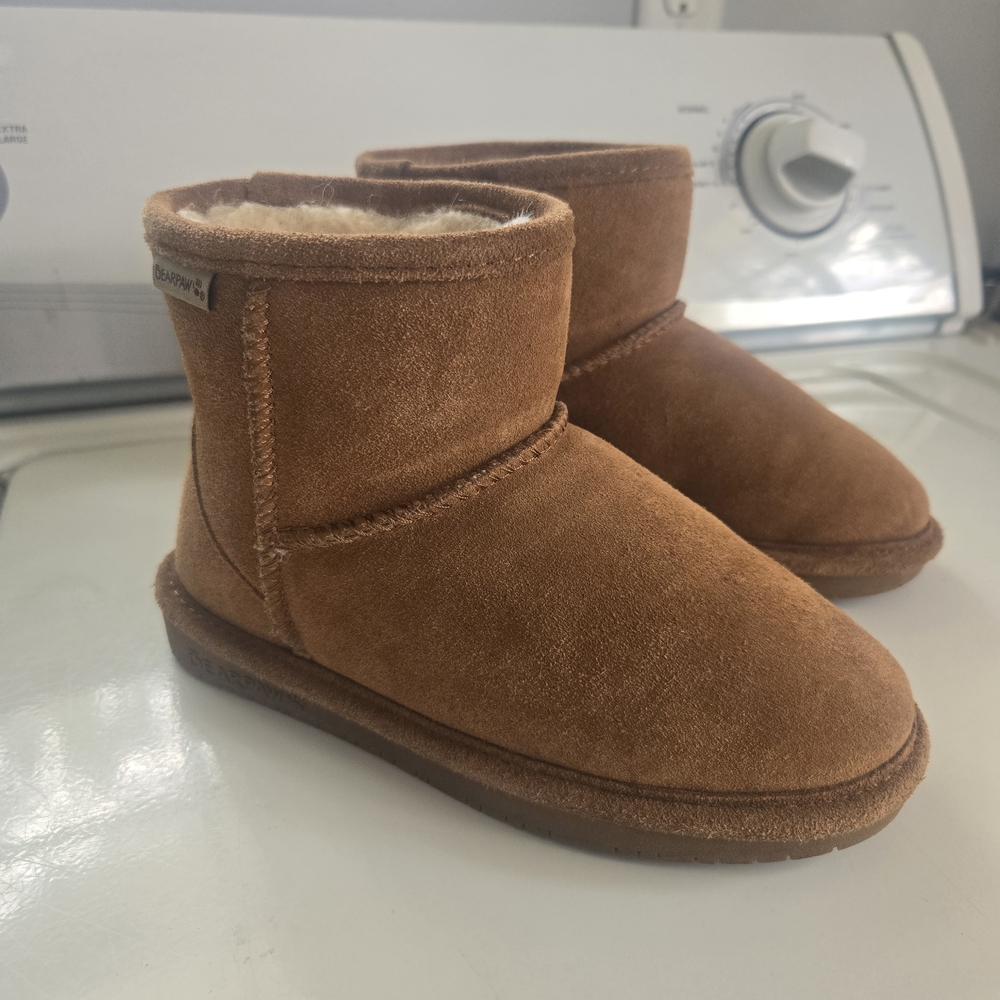 BearPaw Youth Shearling Lined Boots